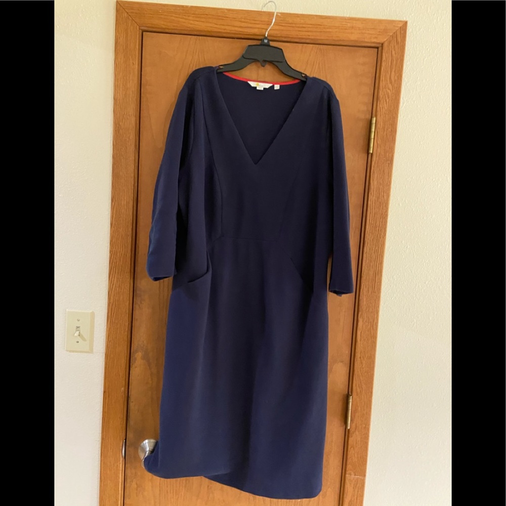 Boden - Navy ottoman dress 18L
